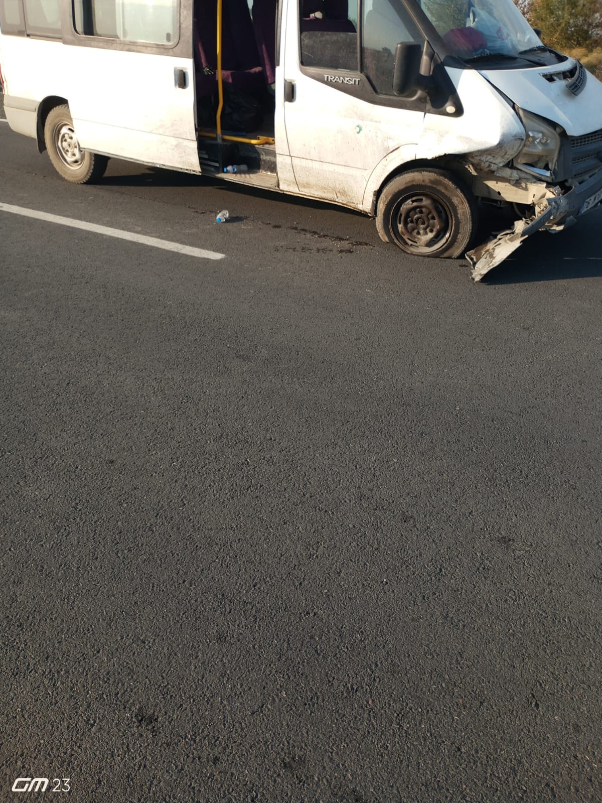 KARAKOYUNLU İLÇESİNDE TRAFİK KAZASI 