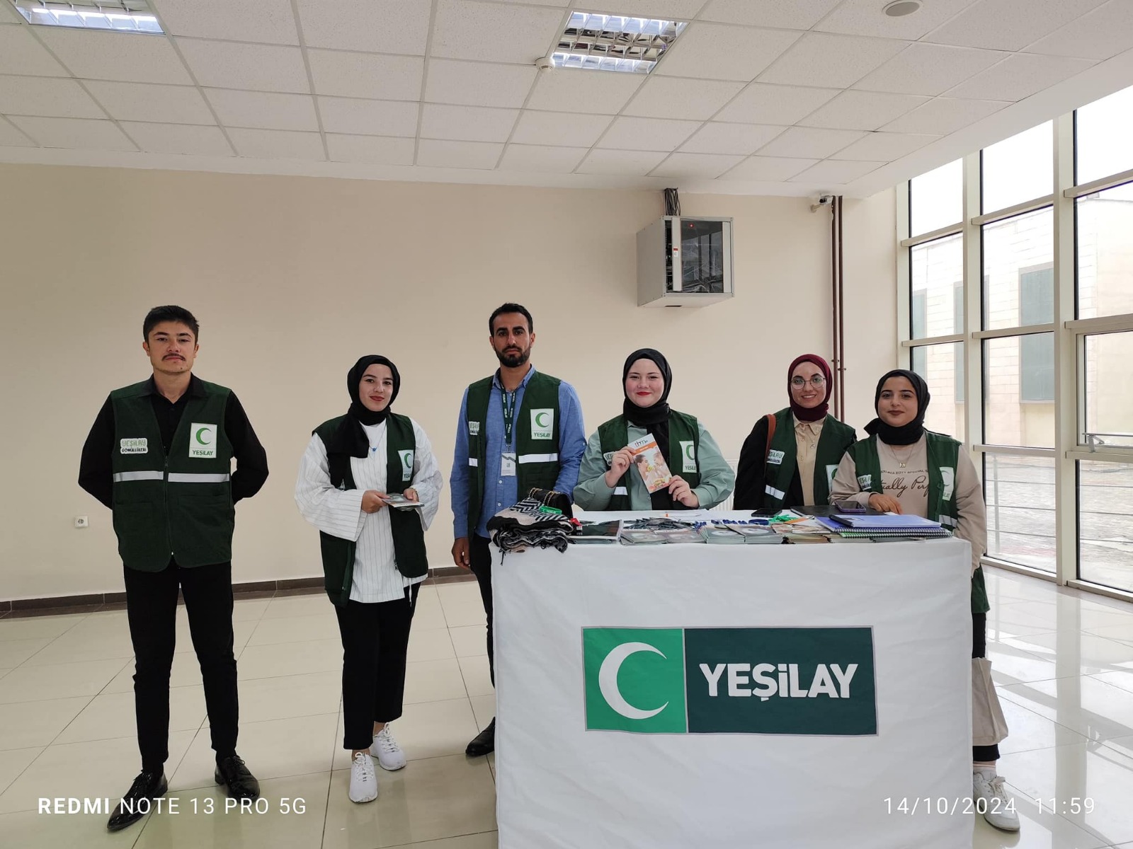 Yeşilay’dan “Hoş geldin” standı  