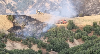 (MANİSA) Manisa İtfaiyesinin yangınlarla mücadelesi devam ediyor