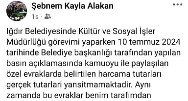 Belediye Kültür Müdürü İstifa Etti
