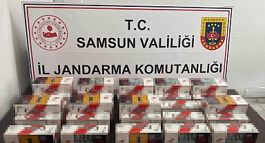 Jandarma ekipleri bandrolsüz makaron ele geçirdi