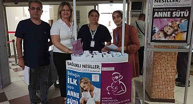 Aydın Devlet Hastanesi'nde Dünya Emzirme Haftası etkinliği