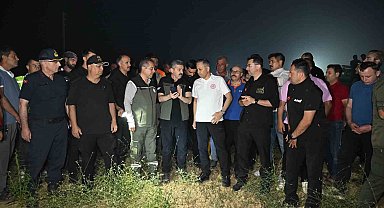 Bakan Yerlikaya, yangın bölgesinde incelemelerde bulundu