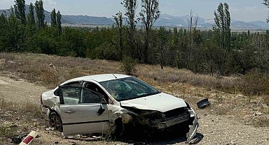 Burdur-Fethiye karayolunda kontrolden çıkan otomobil şarampole düştü: 4 yaralı