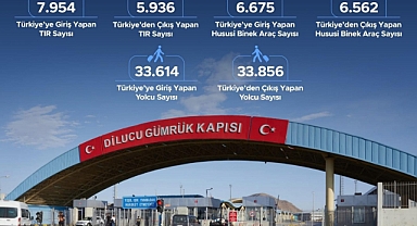 Dilucu Gümrük Kapısı'nda Temmuz Ayı Trafiği: Yoğun Giriş-Çıkışlar Dikkat Çekti
