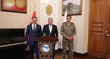 Iğdır Valisi Ercan Turan'dan Kars Valisi Ziya Polat'a Ziyaret
