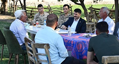 Kaymakam Aydın’dan Bilican Mezrasına Geçmiş Olsun Ziyareti