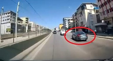 Makas kazası kamerada