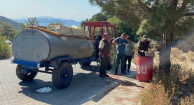 Milli Park'ta orman yangınına karşı bidonlu önlem