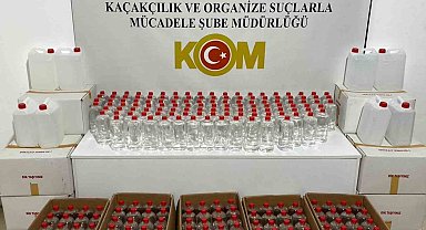 Samsun'da 700 litre etil alkol ele geçirildi