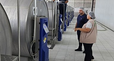 Süt ve süt ürünleri üreten işletmeler denetlendi