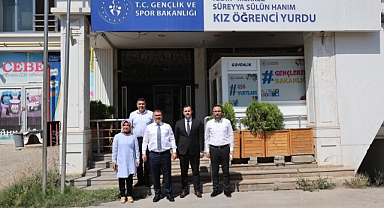 Vali Ercan Turan, GSB Öğrenci Yurtlarında İncelemelerde Bulundu