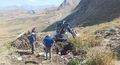 3 bin 500 rakımdaki su arızası giderildi
