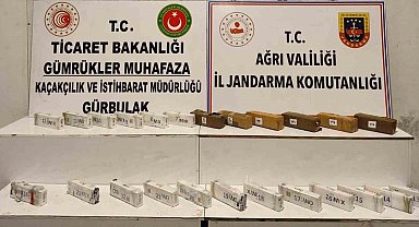 Ağrı'da 12 kilo 616 gram esrar ele geçirildi