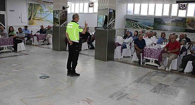 Aydın'da servis şoförleri ve rehber personellere trafik eğitimi