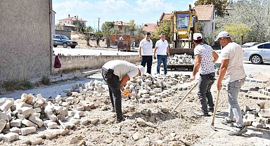 Başkan Koca, Sanayi Sitesindeki üst yapı çalışmalarını inceledi