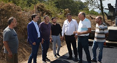Bilecik'te köy yollarında çalışmalar devam ediyor