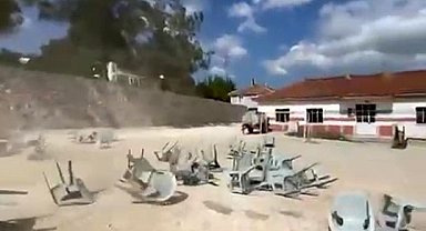 Bursa'da hortum paniği yaşandı