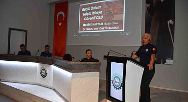 Denizli OSB Müdürü Taş; "İtfaiyecilerimiz toplumun güven kaynağıdır"