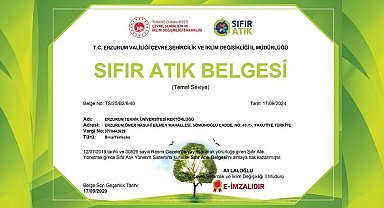 ETÜ'nün çevre dostu olduğu tescillendi