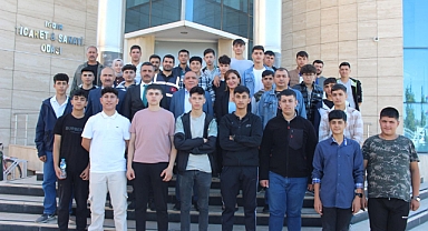 IĞDIR MESLEKİ EĞİTİM MERKEZİ ÖĞRENCİLERİNDEN ODAMIZA AHİLİK HAFTASI ZİYARETİ..