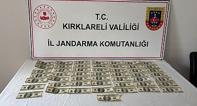 Kırklareli'nde sahte para operasyonu: 5 bin dolar ele geçirildi