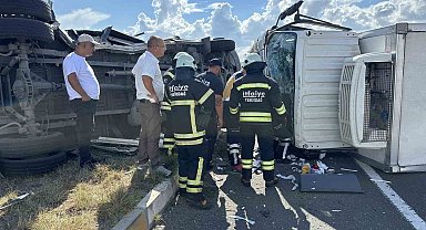 Muratlı Çevreyolu'nda iki araç çarpıştı: 2 yaralı