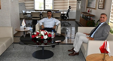 OSB Müdürü Hakan Aras'tan Aralık Kaymakamı'na Ziyaret