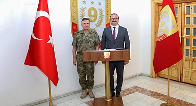 Rektör Hacımüftüoğlu'ndan Tümgeneral Altuğ'a hayırlı olsun ziyareti
