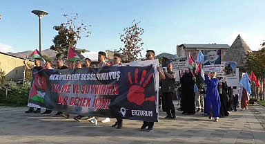 Sağlık çalışanları Gazze'ye yönelik saldırıları protesto etti