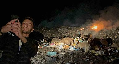 Sarıkamış'ta ayılarla tehlikeli selfie