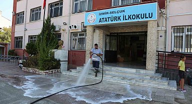 Selçuk'ta okullarda temizlik alarmı