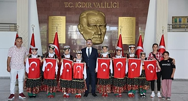 Vali Ercan Turan, Folklor Ekibini Makamında Ağırladı