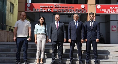 Vali Turan’dan İl Sağlık Müdürlüğüne Ziyaret