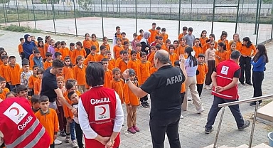 AFAD'dan Aşağı Erhacı Öğrencilerine Afet Farkındalık Eğitimi