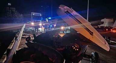 Afyonkarahisar'da trafik kazası, 1 ölü 2 yaralı