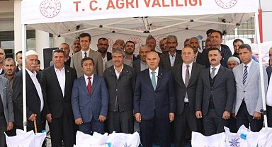 Ağrı'da yüzde 70 hibe ile 300 ton sertifikalı buğday tohumu dağıtıldı