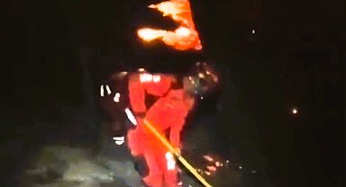 Alevlerle mücadele gece de aralıksız sürüyor