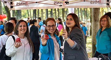 Fiziksel aktivitenin önemine dikkat çekmek için yürüdüler