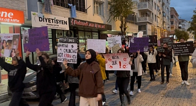 Iğdır’da Kadın Cinayetlerine Karşı Protesto Yürüyüşü