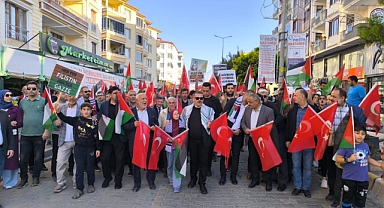 Iğdır Filistin İçin Yürüdü
