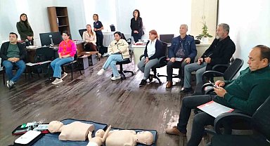 Muğla'da basın mensuplarına ilk yardım eğitimi başladı