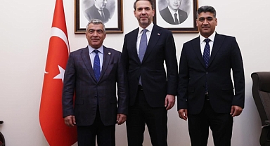 Vekil ve Başkan’dan Enerji Bakanı’na Ziyaret