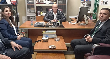 Defterdar ve Vergi Dairesi Müdüründen Gazetemize İadeyi Ziyaret