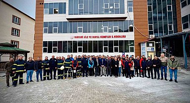 Hakkari'de nefes kesen tatbikat