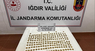 Iğdır’da Tarihi Eser Operasyonu: 201 Adet Altın Sikke Ele Geçirildi