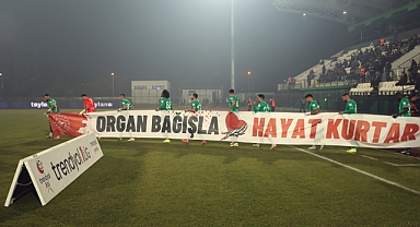 Iğdır FK Maçın'da Organ Bağışına Dikkat Çekildi