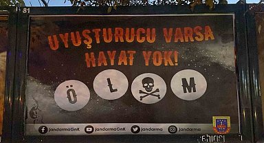 Jandarma, uyuşturucuya karşı vatandaşları bilgilendirdi