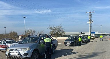 Jandarmadan emniyet kemeri denetimi