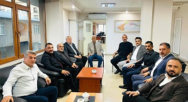 MHP İl Başkanı Hüseyin Ateş'ten Iğdır Sulama Birliği Başkanı Kürşat Karabacak'a Ziyaret